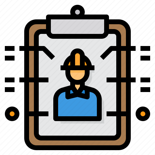 Chart, clipboard, engineer, profile, skill icon - Download on Iconfinder