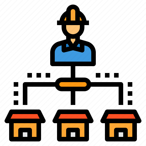 Construction, engineer, house, plan, teamwork icon - Download on Iconfinder