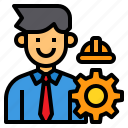 avatar, engineer, man, occupation, worker