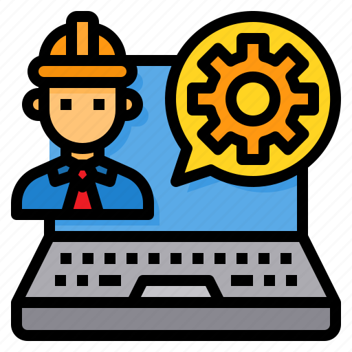 Engineer, man, occupation, software, worker icon - Download on Iconfinder