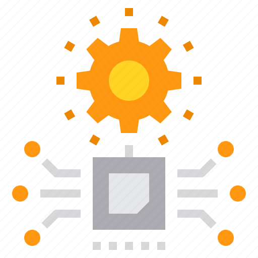 Cogwheel, computer, cpu, processor, technology icon - Download on Iconfinder