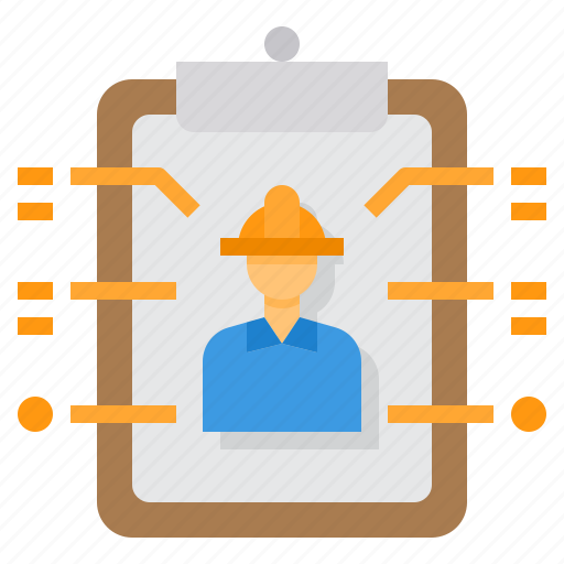 Chart, clipboard, engineer, profile, skill icon - Download on Iconfinder