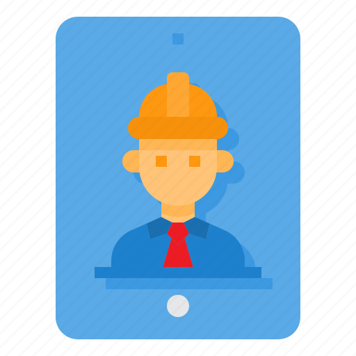 Construction, engineer, smartphone, tablet, technology icon - Download on Iconfinder