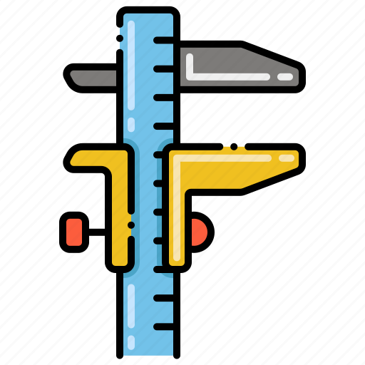 Caliper, measurement device, ruler icon - Download on Iconfinder