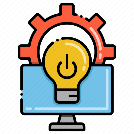Engineering, gear, it, light bulb icon - Download on Iconfinder