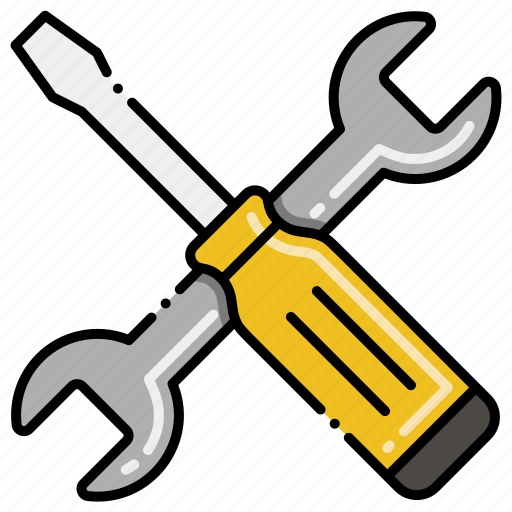 Construction, screwdriver, tools, wrench icon - Download on Iconfinder