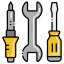 construction, screwdriver, tools, wrench 