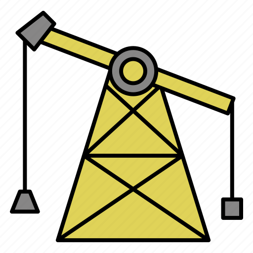 Crane, machine, steel, construction, cargo icon - Download on Iconfinder