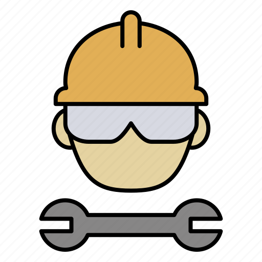 Engineering, machine, worker, engineer, professional, helmet icon - Download on Iconfinder