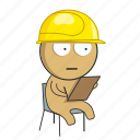 architect, construction helmet, construction, foreman, repair