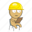 architect, construction helmet, construction, foreman, repair 