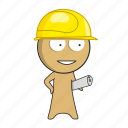 builder, engineer, repairman, architect, helmet, foreman