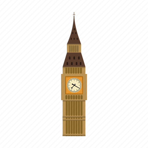 Big ben, clock, london, tower icon - Download on Iconfinder