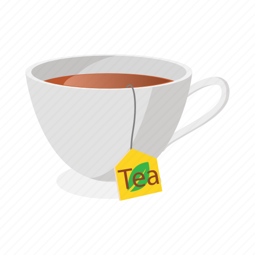 Breakfast, cartoon, cup, drink, hot, mug, tea icon - Download on Iconfinder