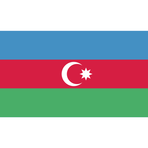 Azerbaijan, ensign, flag, nation icon - Free download
