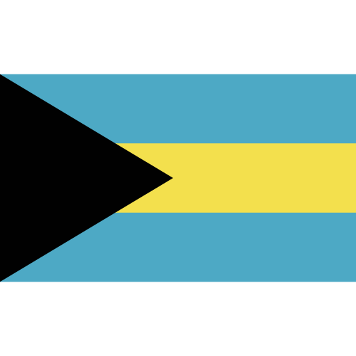 Bahamas, ensign, flag, nation icon - Free download