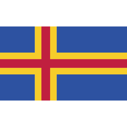 Aland, ensign, flag, nation icon - Free download