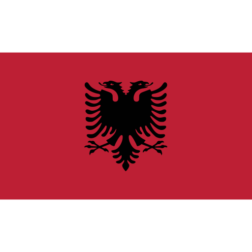 Albania, ensign, flag, nation icon - Free download