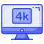 4k, technology, display, screen, monitor, hd, television 