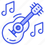 guitar, musical, instrument, tool, acoustic, classical, music 
