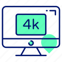 4k, technology, display, screen, monitor, hd, television