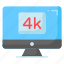 4k, technology, display, screen, monitor, hd, television 