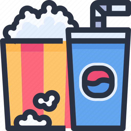Entertainment, food, movie, popcorn icon - Download on Iconfinder