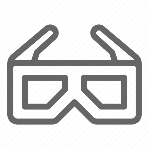 Cinema, entertainment, movie, 3d glasses icon - Download on Iconfinder