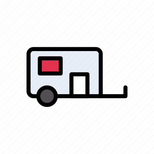 Caravan, outdoor, trailer, transport, travel icon - Download on Iconfinder