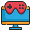 joystick, control, computer, game, entertainment, multimedia icon 