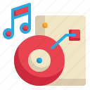 cd, player, entertainment, music, sound, audio icon