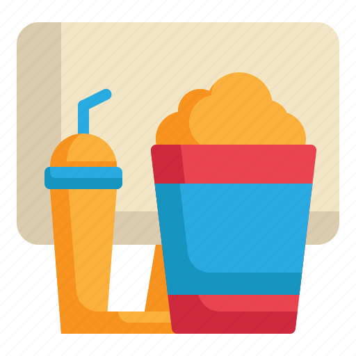 Entertainment, movie, watching, snack, food, drink, media icon icon - Download on Iconfinder