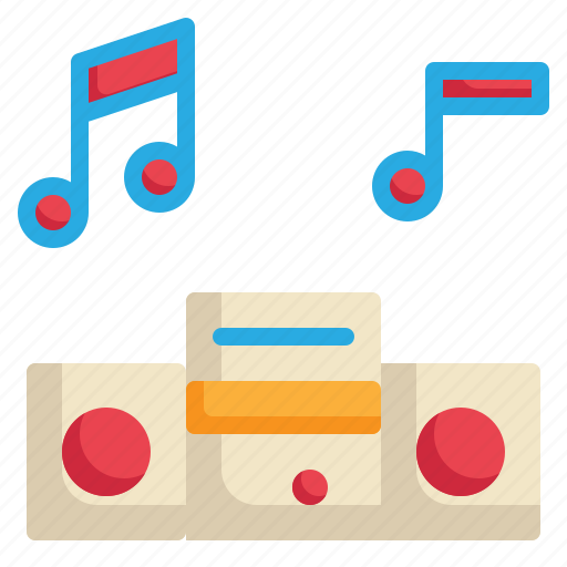 Music, entertainment, song, note, sound, volume, media icon icon - Download on Iconfinder