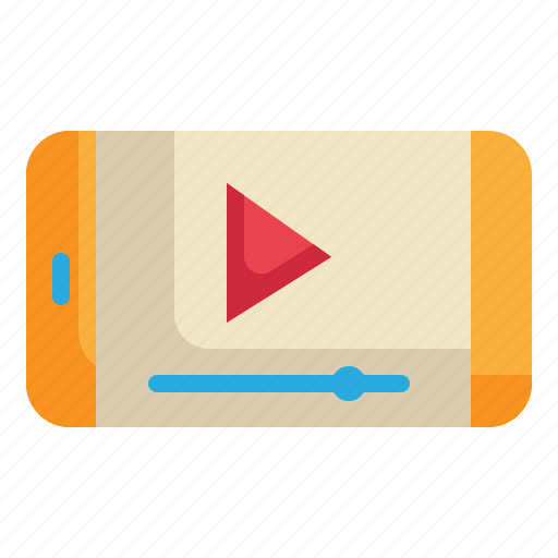 Play, video, mobile, entertainment, phone, media icon icon - Download on Iconfinder