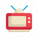 tv, television, entertainment, electronic, media icon