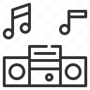 music, entertainment, song, note, sound, audio icon