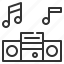 music, entertainment, song, note, sound, audio icon 