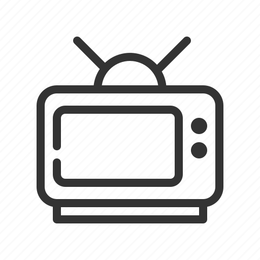 Tv, television, entertainment, electronic, monitor, media icon icon - Download on Iconfinder