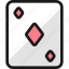 card, game, diamond 