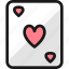 card, game, heart 