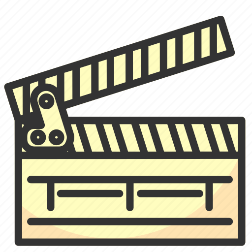 Clapper, clapperboard, film, movie, multimedia, video icon - Download on Iconfinder