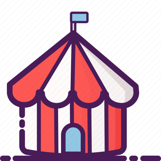 Carnival, circus, festival, park, performer, camp, outdoor icon - Download on Iconfinder