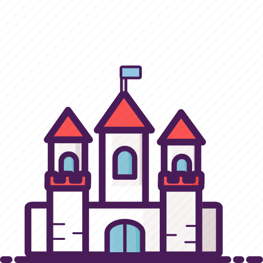 Castle, princess, building, cattle, tower, architecture, construction icon - Download on Iconfinder