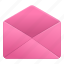 pink, envelope 