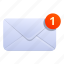 new, inbox, envelope 
