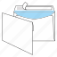 communication, envelope, mail, peel and seal, post, send, sobrescrito 