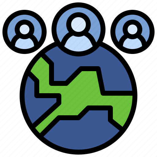 Population, people, worldwide, planet, earth, environment icon - Download on Iconfinder