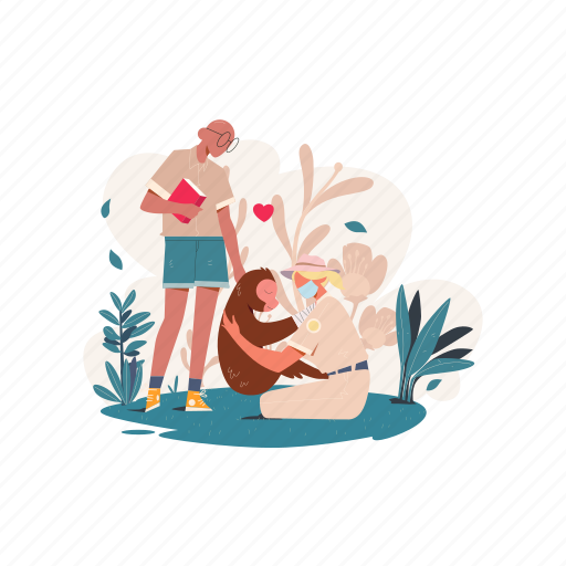 Animal, rescue, environment, veterinary, veterinarian, pet, care illustration - Download on Iconfinder