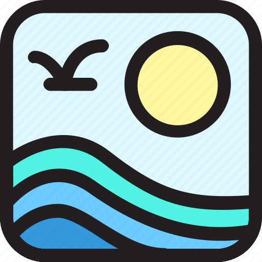 Beach, environment, holiday, nature, sea, summer, wave icon - Download on Iconfinder