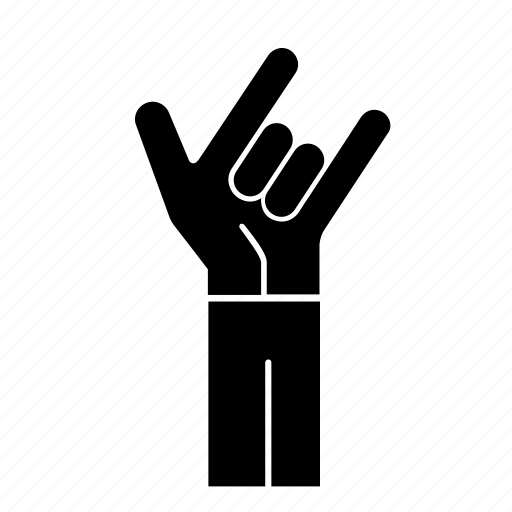 Fingers, hand, heavy, metal, rock icon - Download on Iconfinder